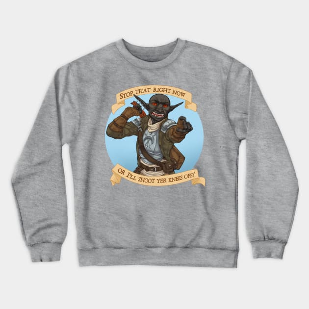 Grizzop - Quote Crewneck Sweatshirt by Rusty Quill